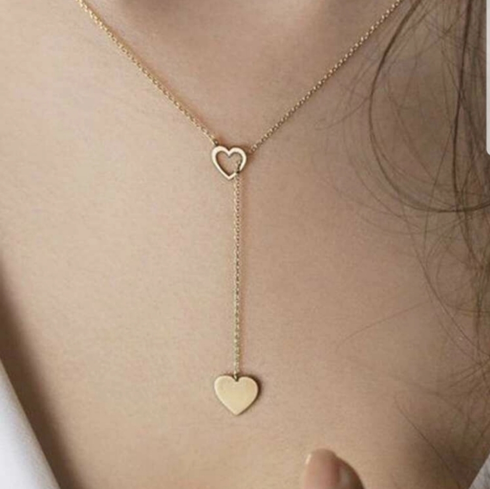 Heart Lariat Necklace